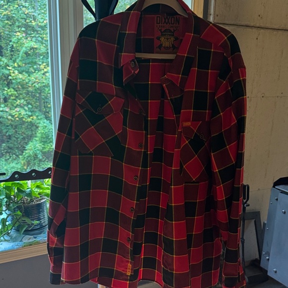 DIXXON Other - DIXXON Red and Black Plaid Men's Shirt